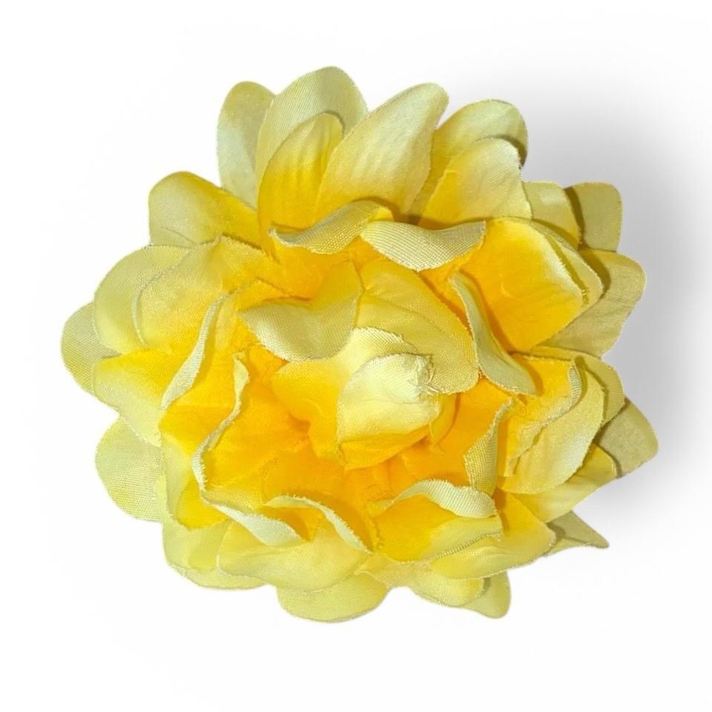 Yellow Flower Hair Clip